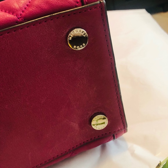 ❤️SOLD❤️🎉🎉🎉HOST PICK💕💕🎉🎉Michael Kors Selma Quilted Satchel Pink - Picture 7 of 16